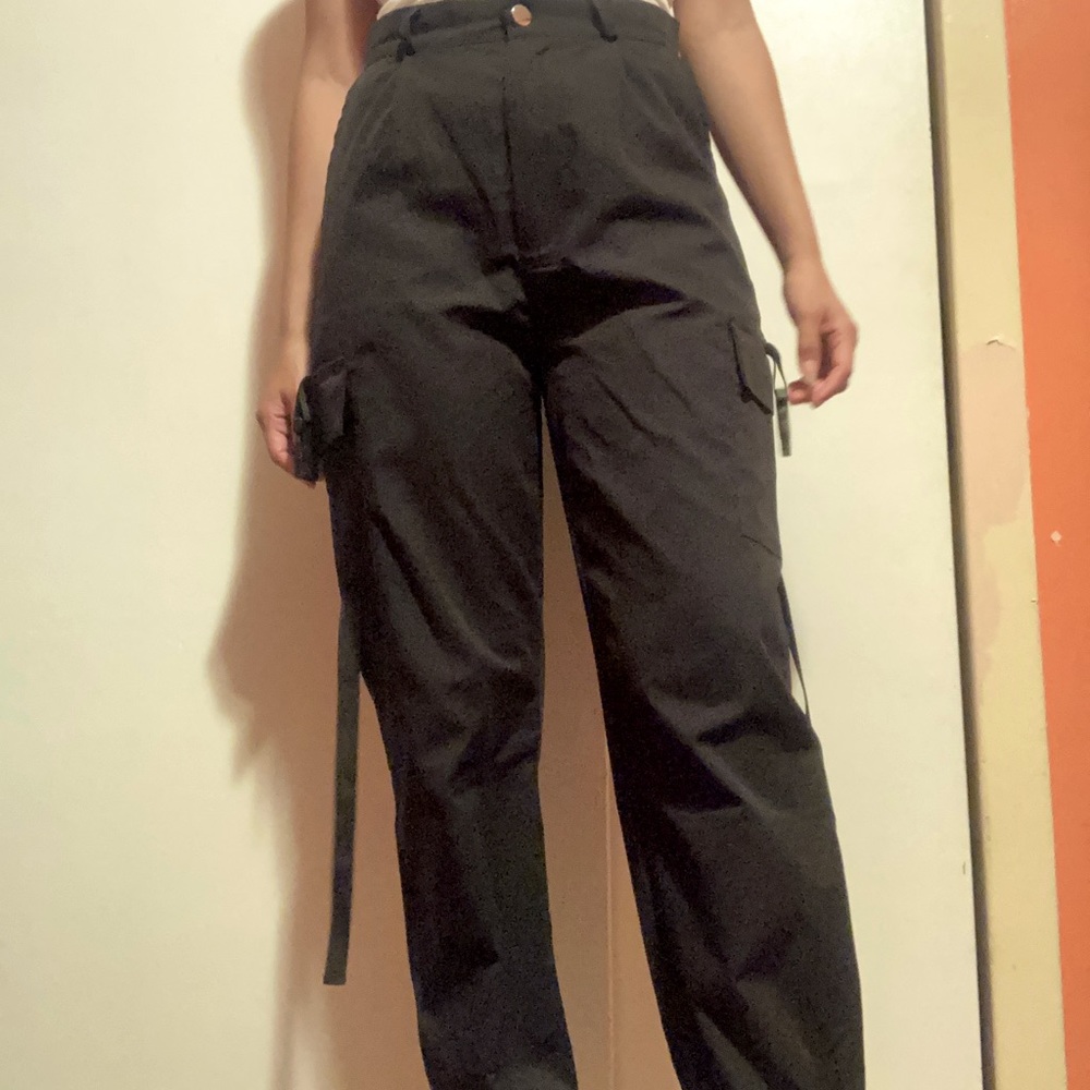 High waisted Joggers with size belts